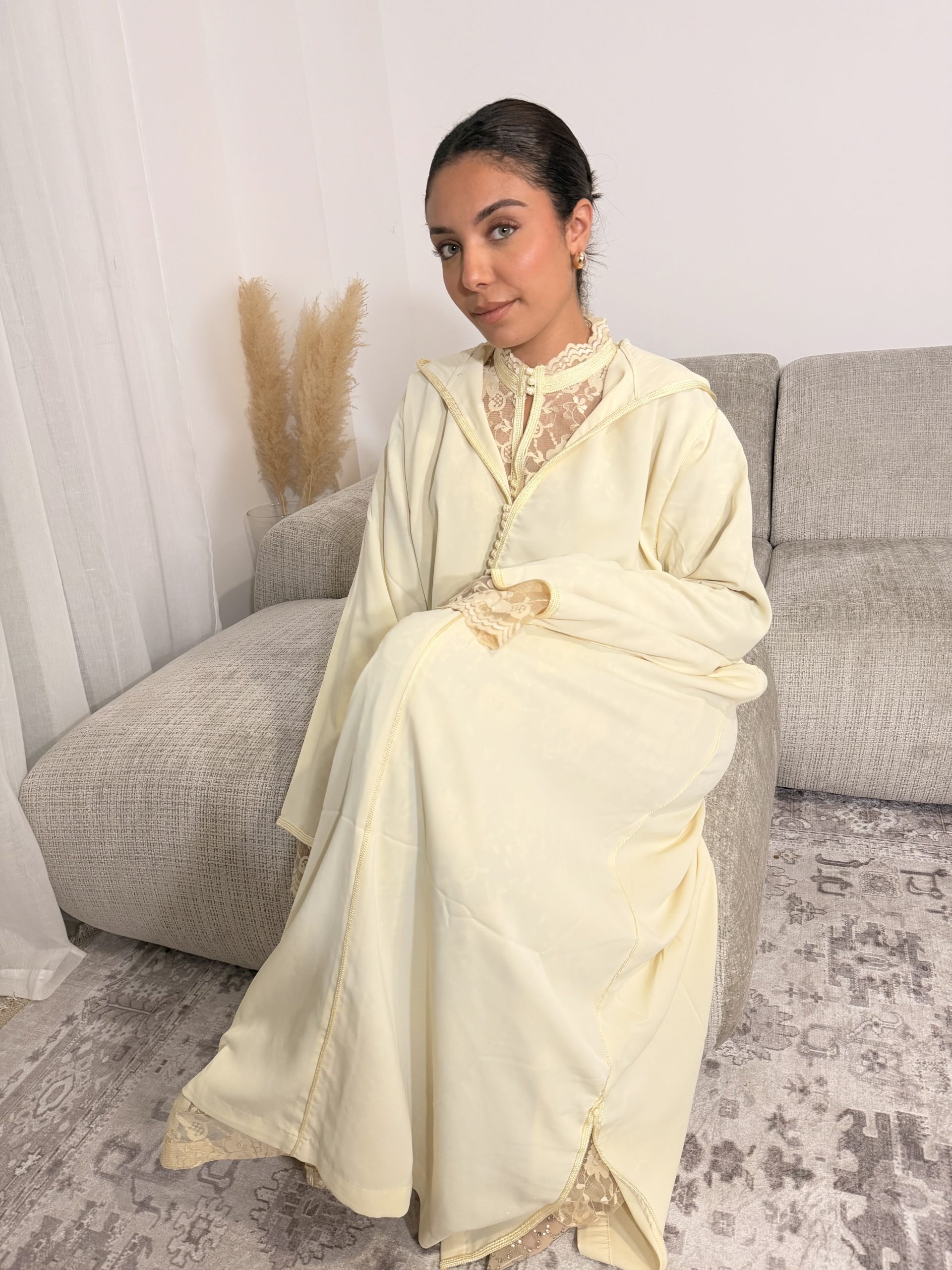 Jellaba & sa doublure full dentelle